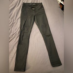 Old Navy Rockstar black jeans, size 4 long